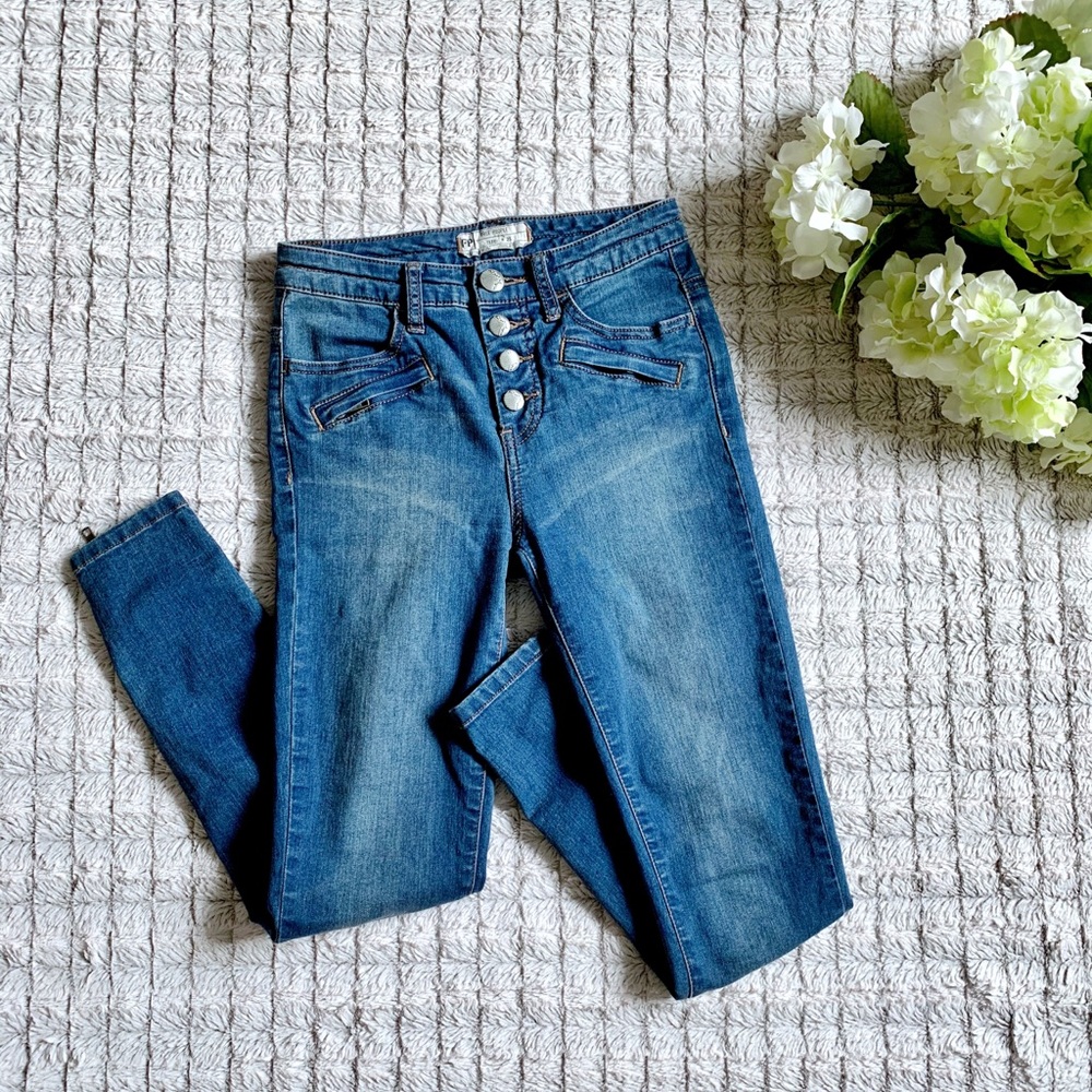 Free People High Waist Skinny Jeans